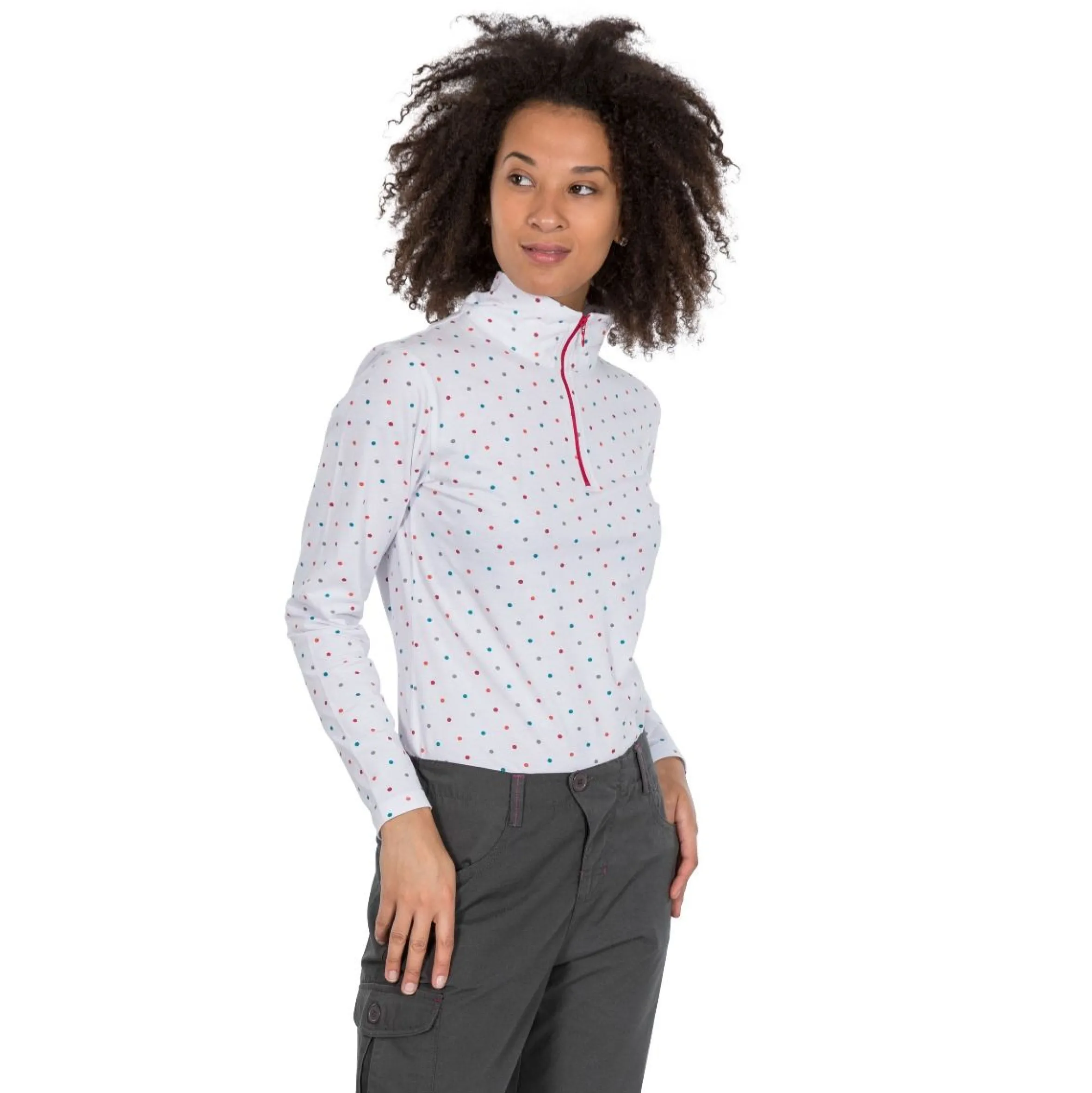 Betty II Women's 1/2 Zip Long Sleeve Top