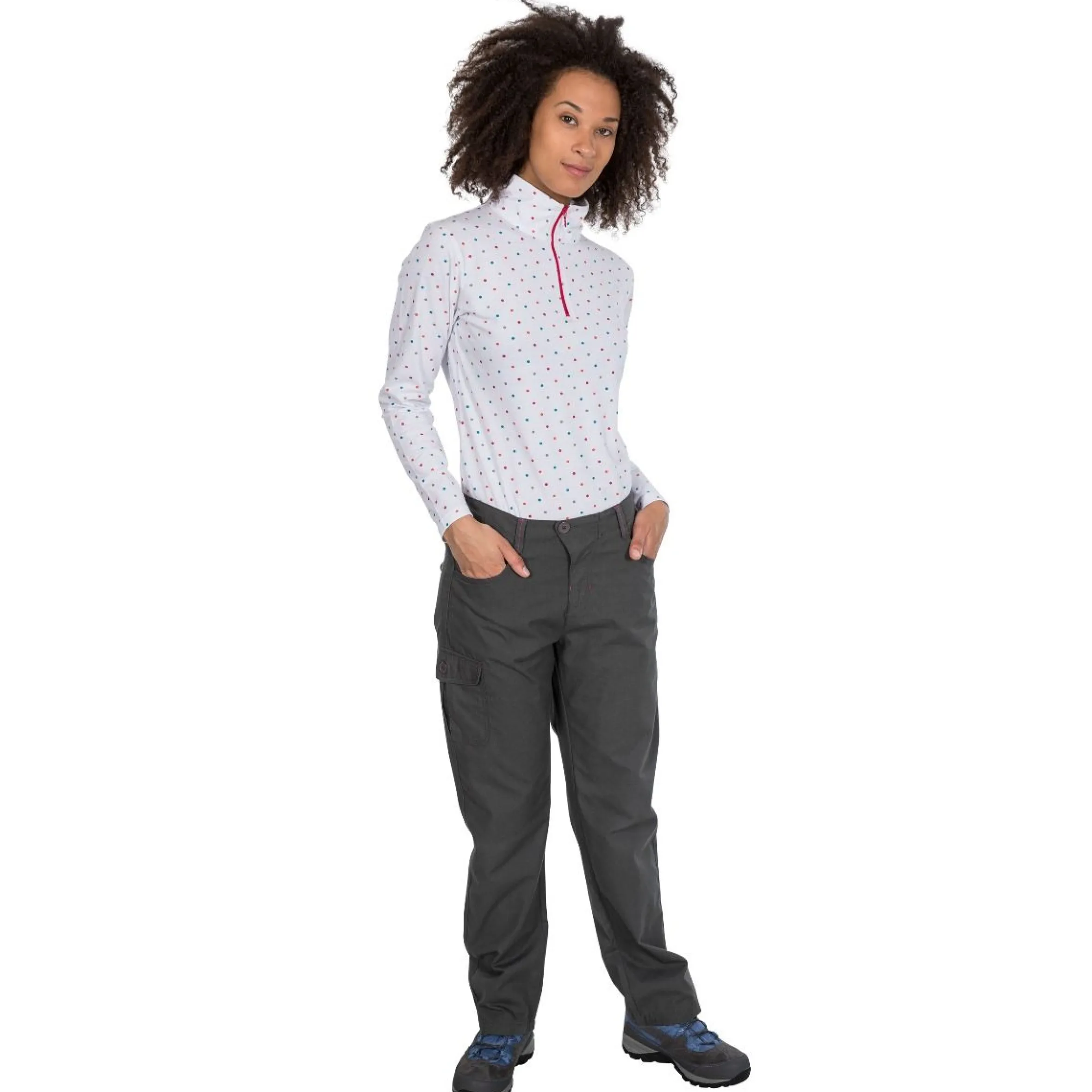 Betty II Women's 1/2 Zip Long Sleeve Top