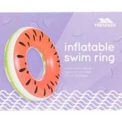 Inflatable Watermelon Novelty Swim Ring