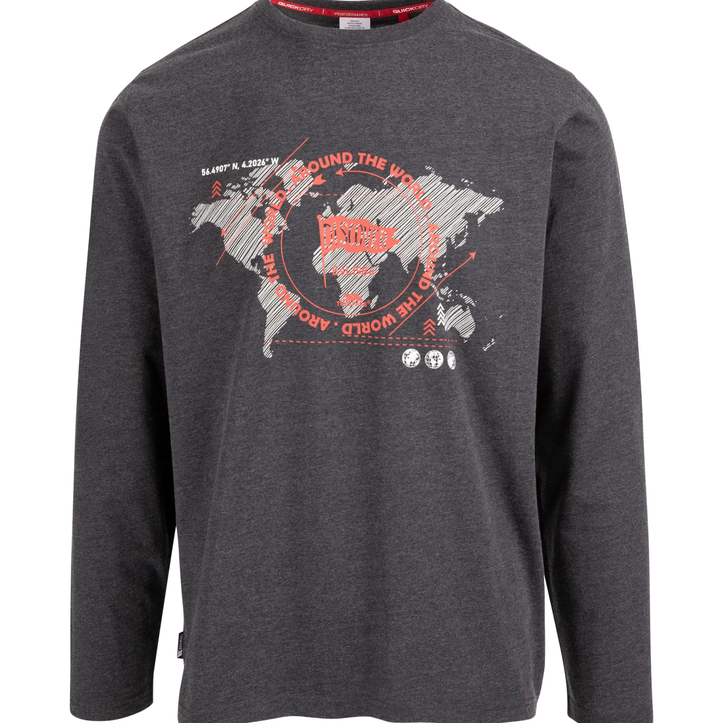 Men's Casual Printed T-Shirt TP75 Sanaga