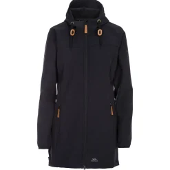 Trepass Womens Softshell Jacket Long Hooded Kristy