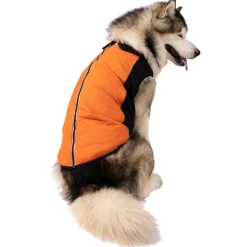 Trepaws Extra Large Dog Jacket Beedle - Black & Burnt Orange