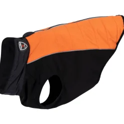 Trepaws Medium Dog Jacket Beedle - Black & Burnt Orange