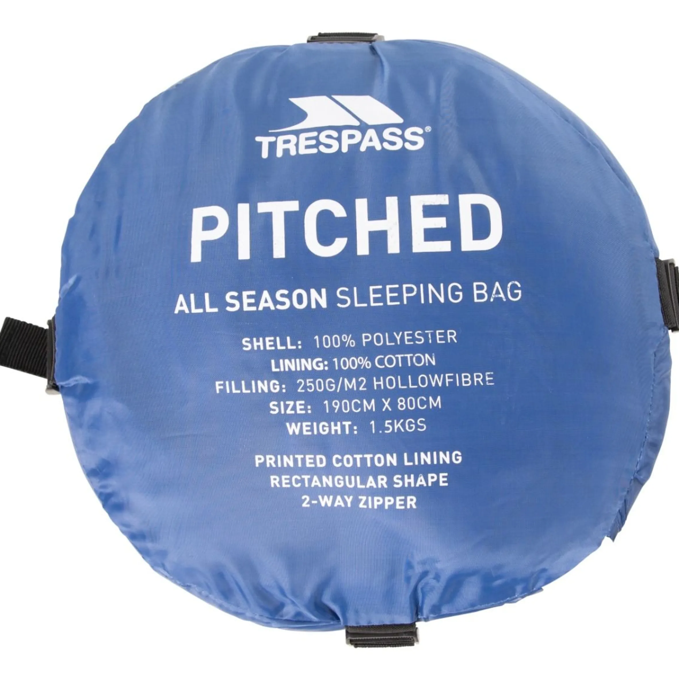 Trespass 4 Season Sleeping Bag Water Resistant Pitched