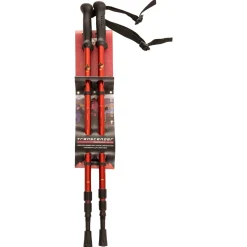 Trespass Anti Shock Collapsible Trekking Poles 135cm