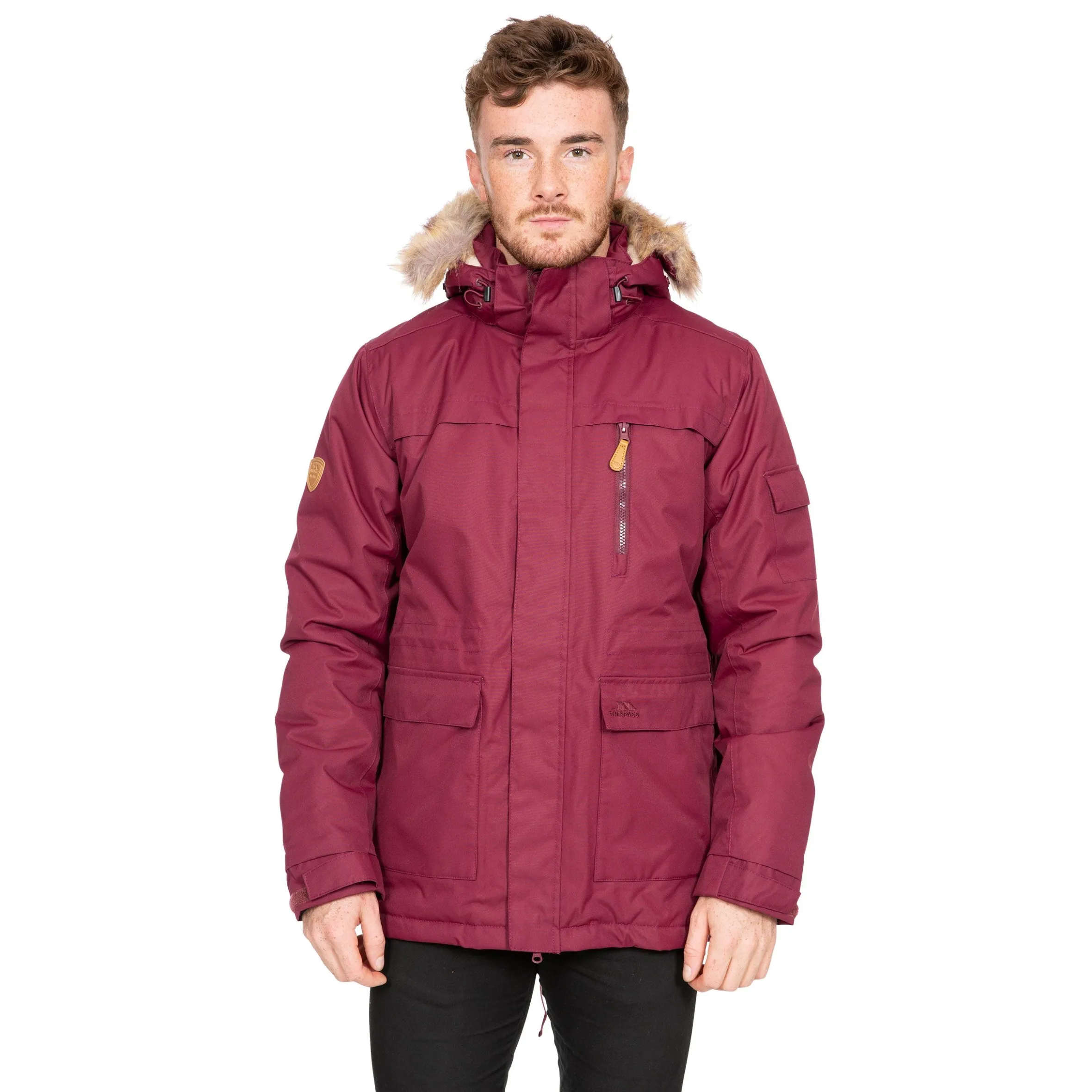 Trespass Bear Men's Waterproof Parka Jacket Mount