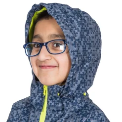 Trespass Boys Printed Waterproof Jacket Sweeper