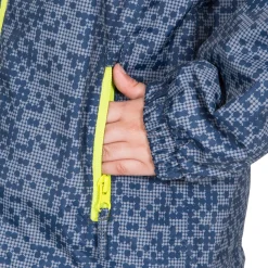 Trespass Boys Printed Waterproof Jacket Sweeper