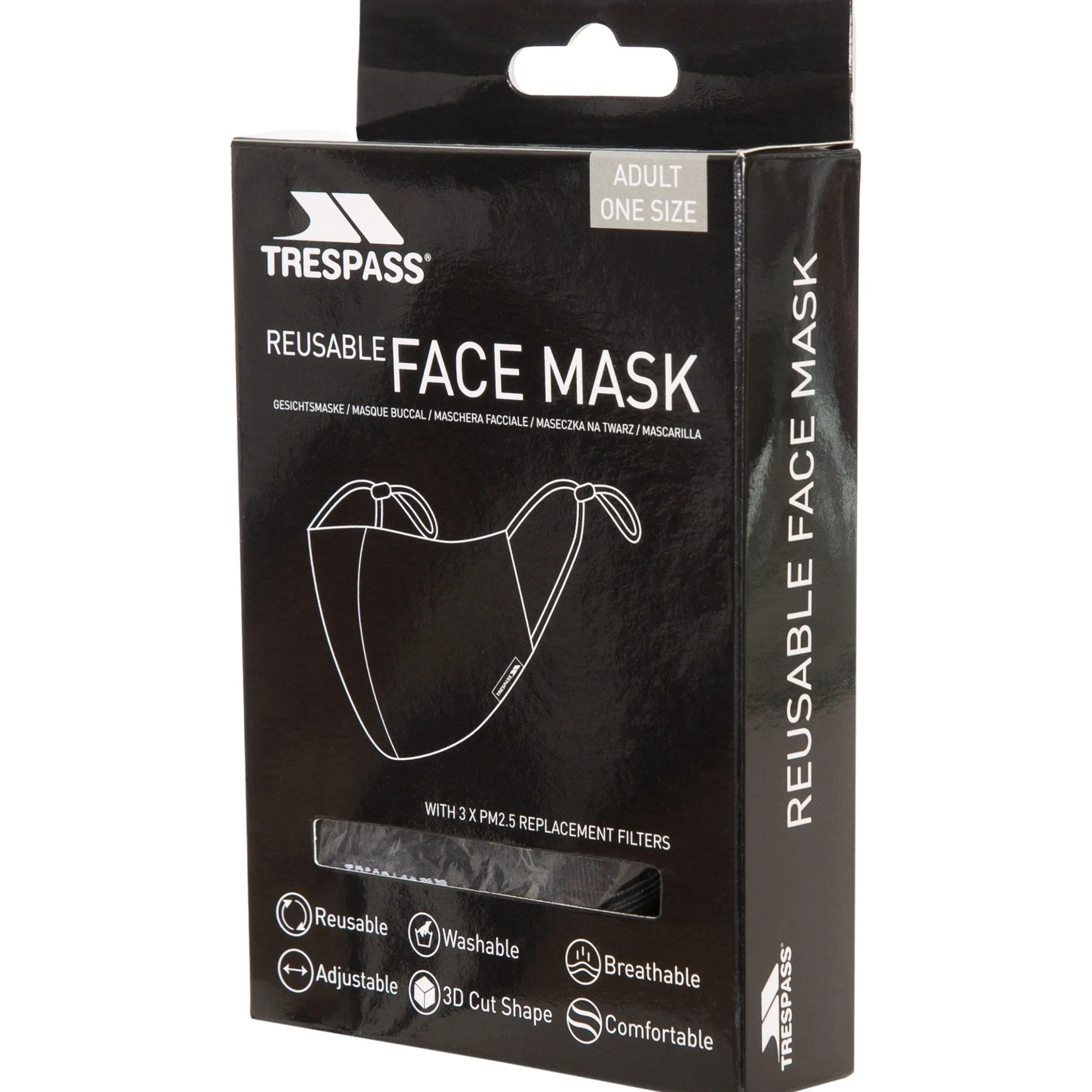Trespass Cloth Face Mask with 3 Filters