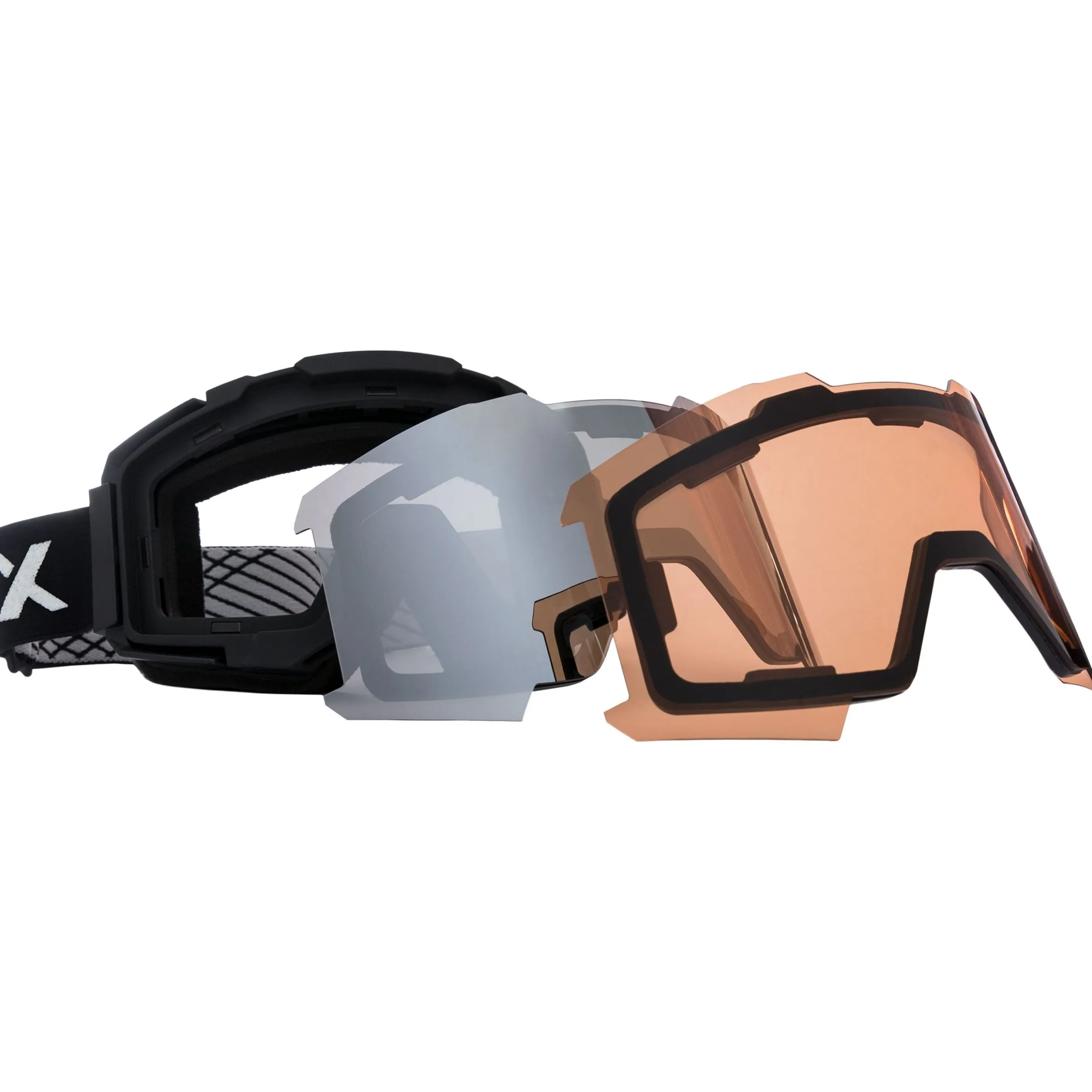 Trespass DLX Changeable Lens Ski Goggles Magnetic
