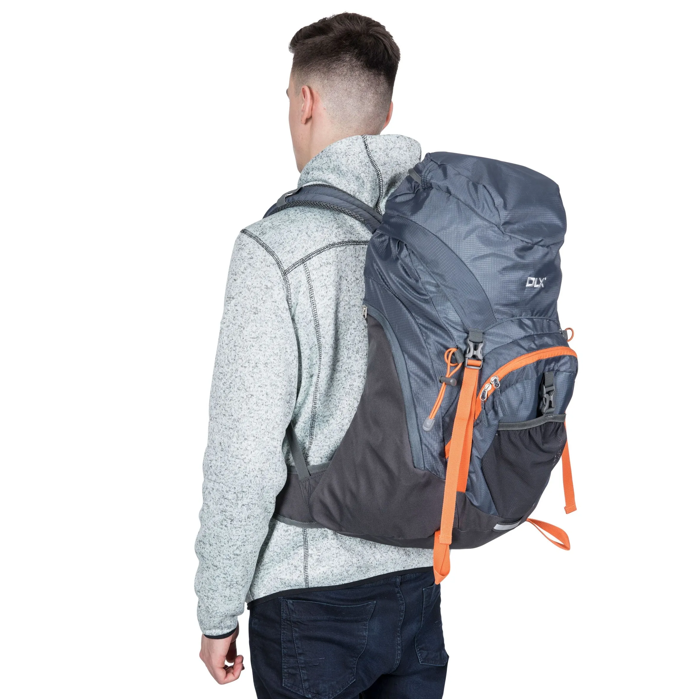 Trespass DLX 45L Rucksack with Raincover Twinpeak