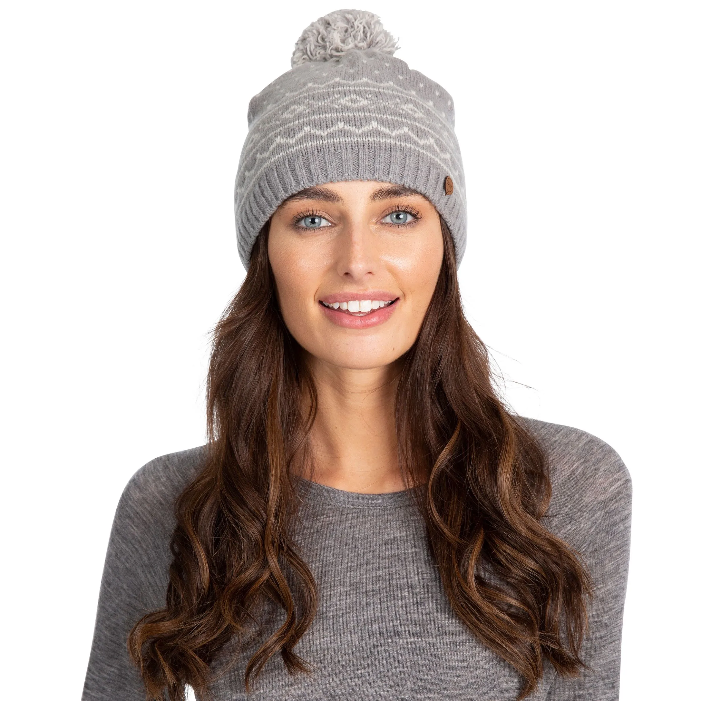 Trespass DLX Unisex Knitted Bobble Hat Holbray