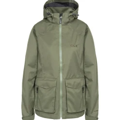 Trespass DLX Womens Hooded Waterproof Jacket Emeson