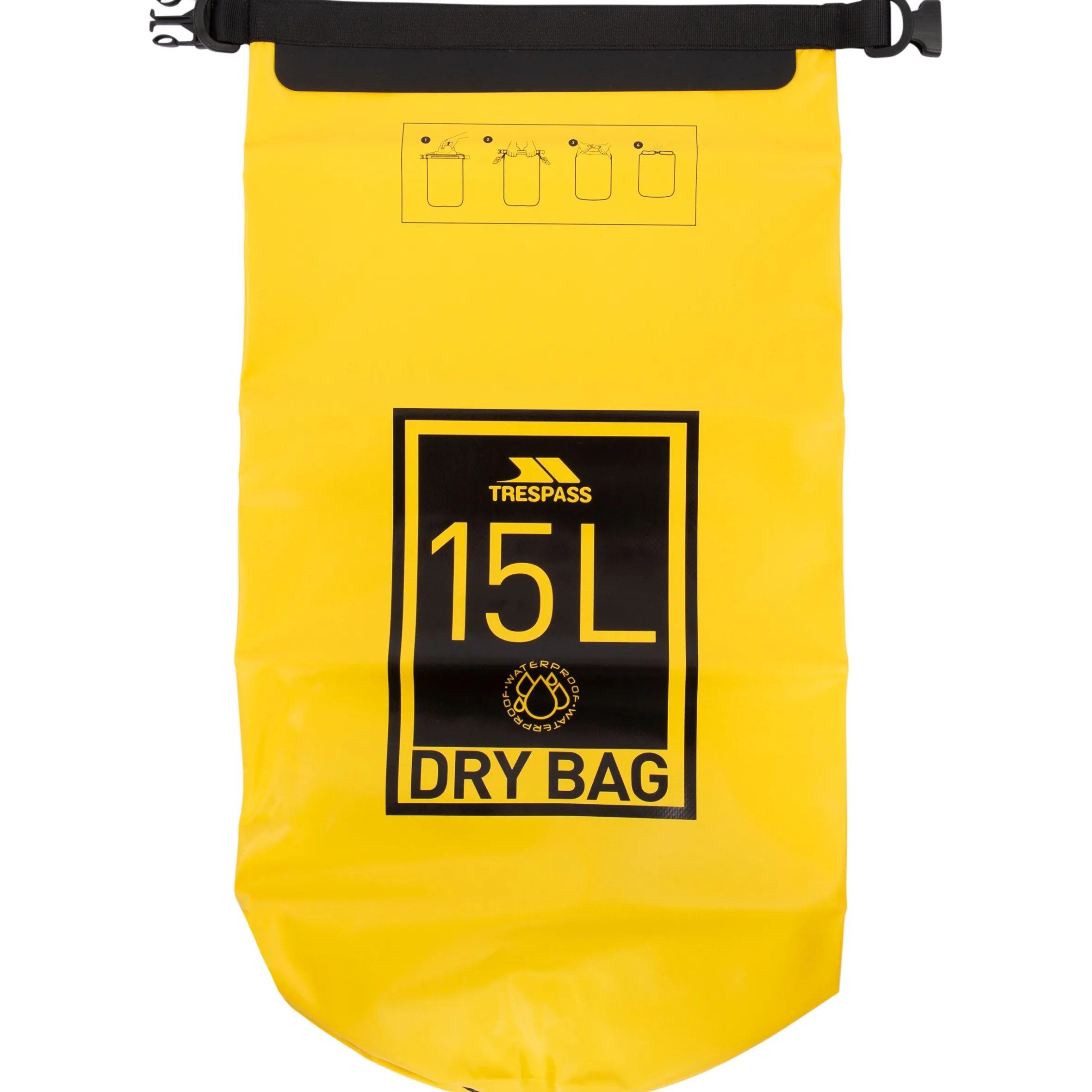 Trespass Drybag 15L Sunrise
