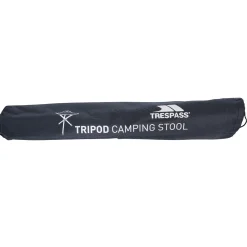 Trespass Fold Up Camping Stool with Carry Bag Tripod