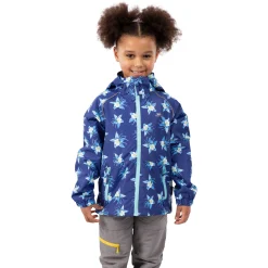 Trespass Girls Printed Waterproof Jacket Joyful