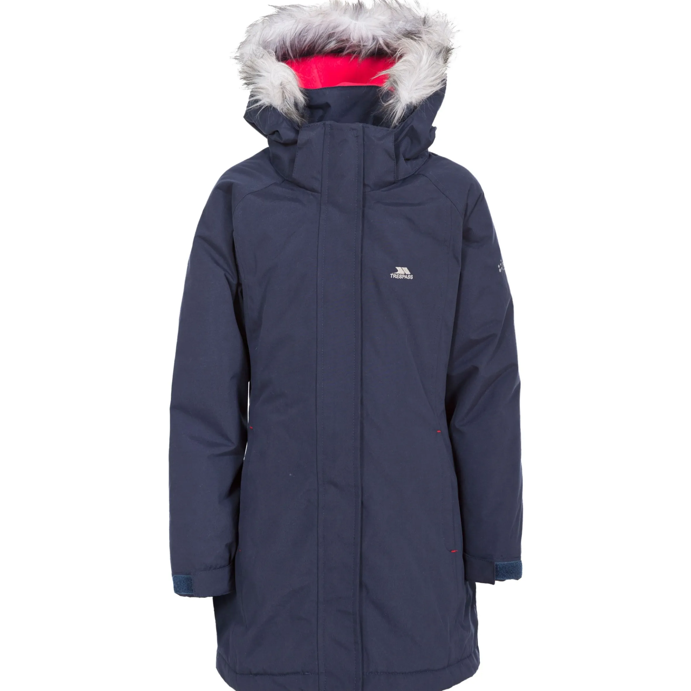 Trespass Girls Waterproof Parka Jacket Fame