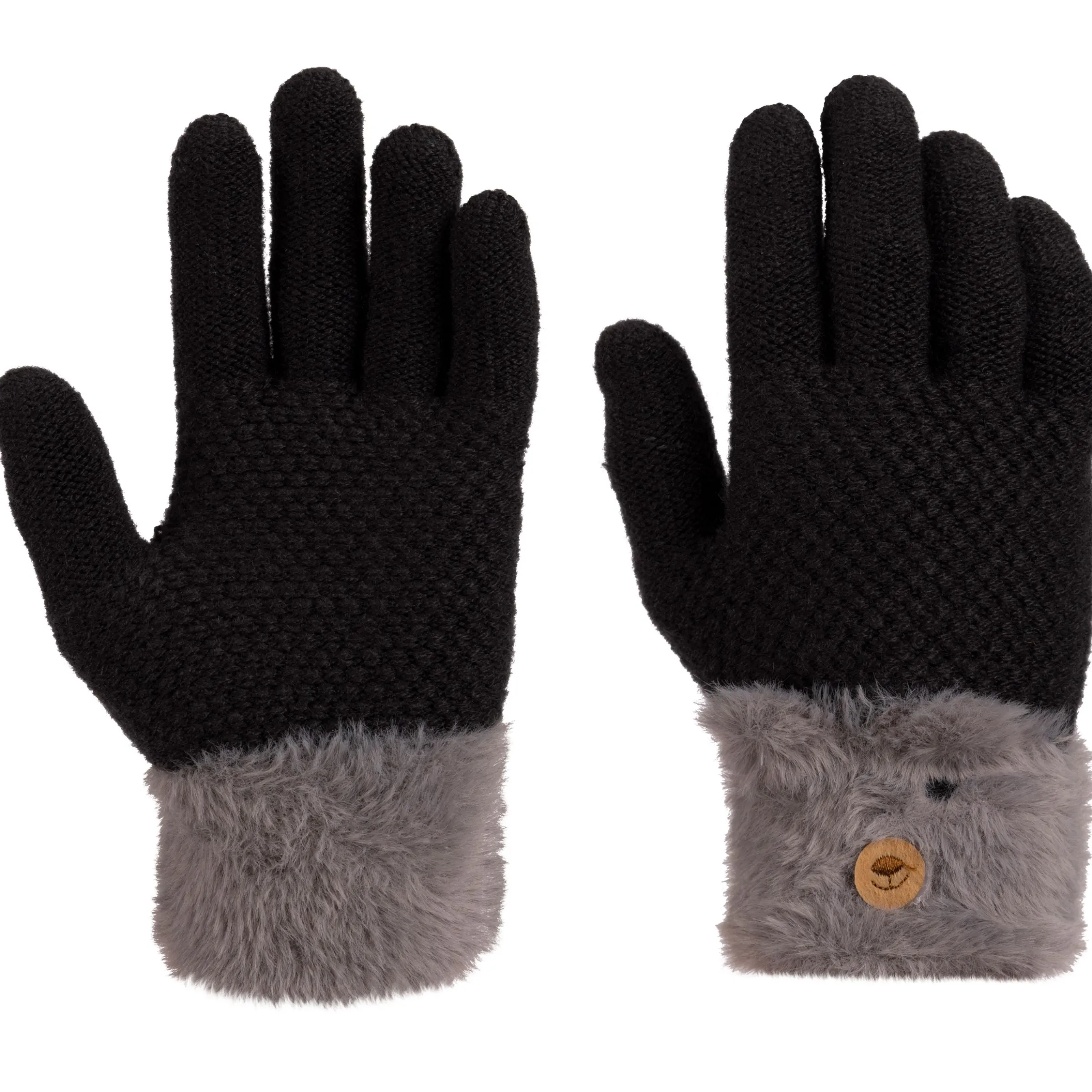 Trespass Kids Knitted Ski Gloves Lunark