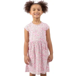Trespass Kids Short Sleeve Dress Floral Print Happiness