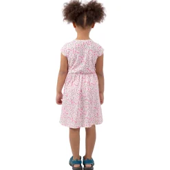 Trespass Kids Short Sleeve Dress Floral Print Happiness