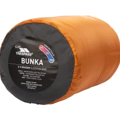 Trespass Kids Sleeping Bag 3 Season Lightweight Bunka
