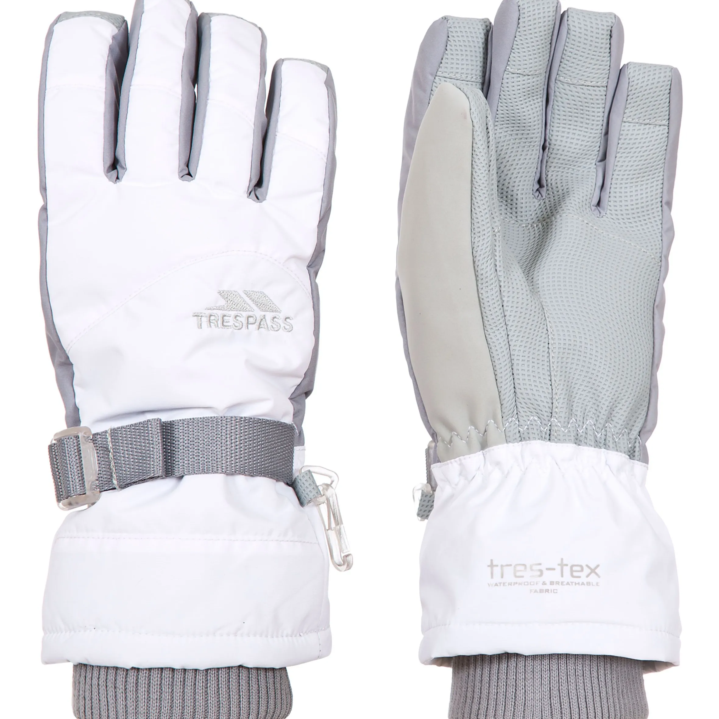 Trespass Kids Waterproof Ski Gloves Vizza II