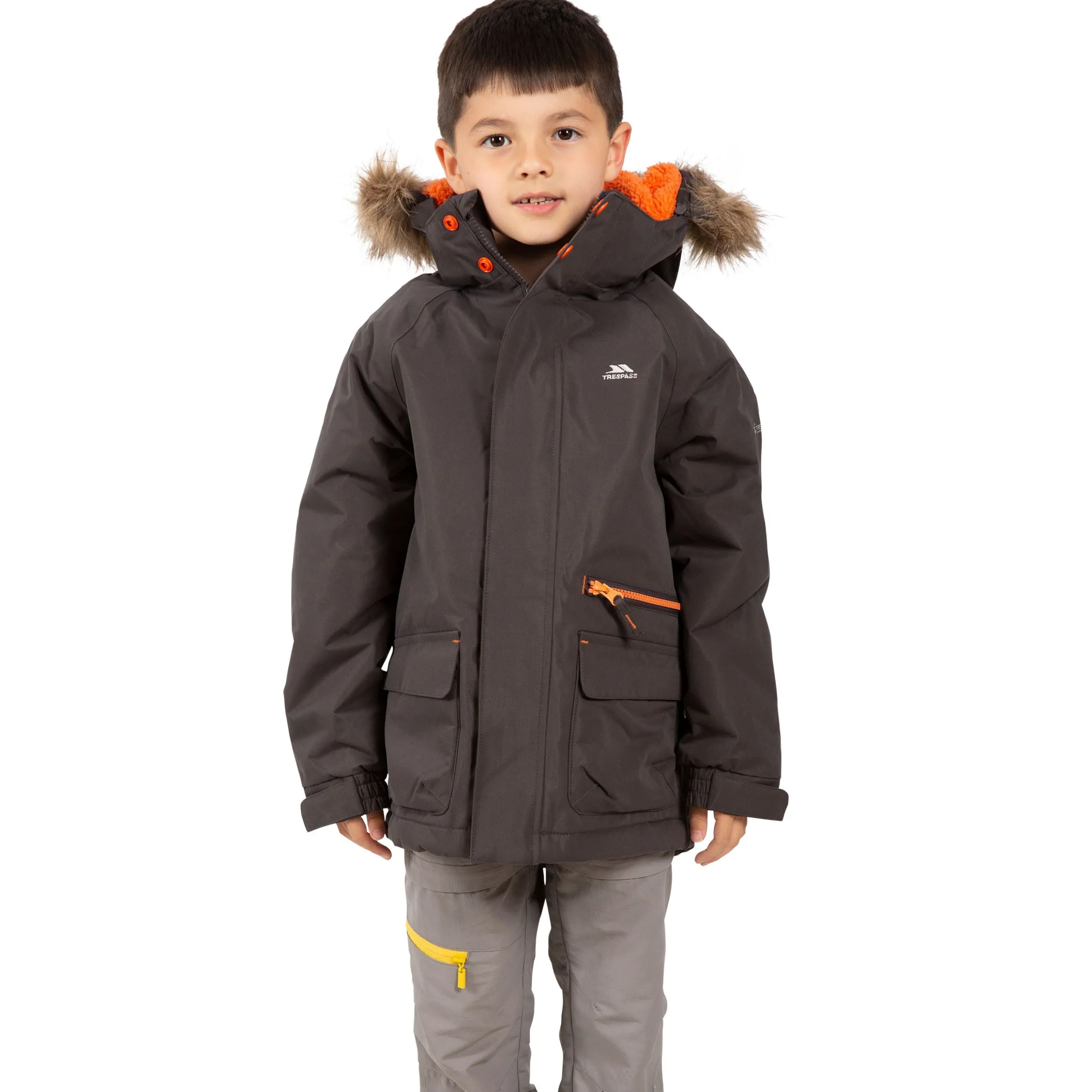 Trespass Kids Waterproof Parka Jacket Upbeat