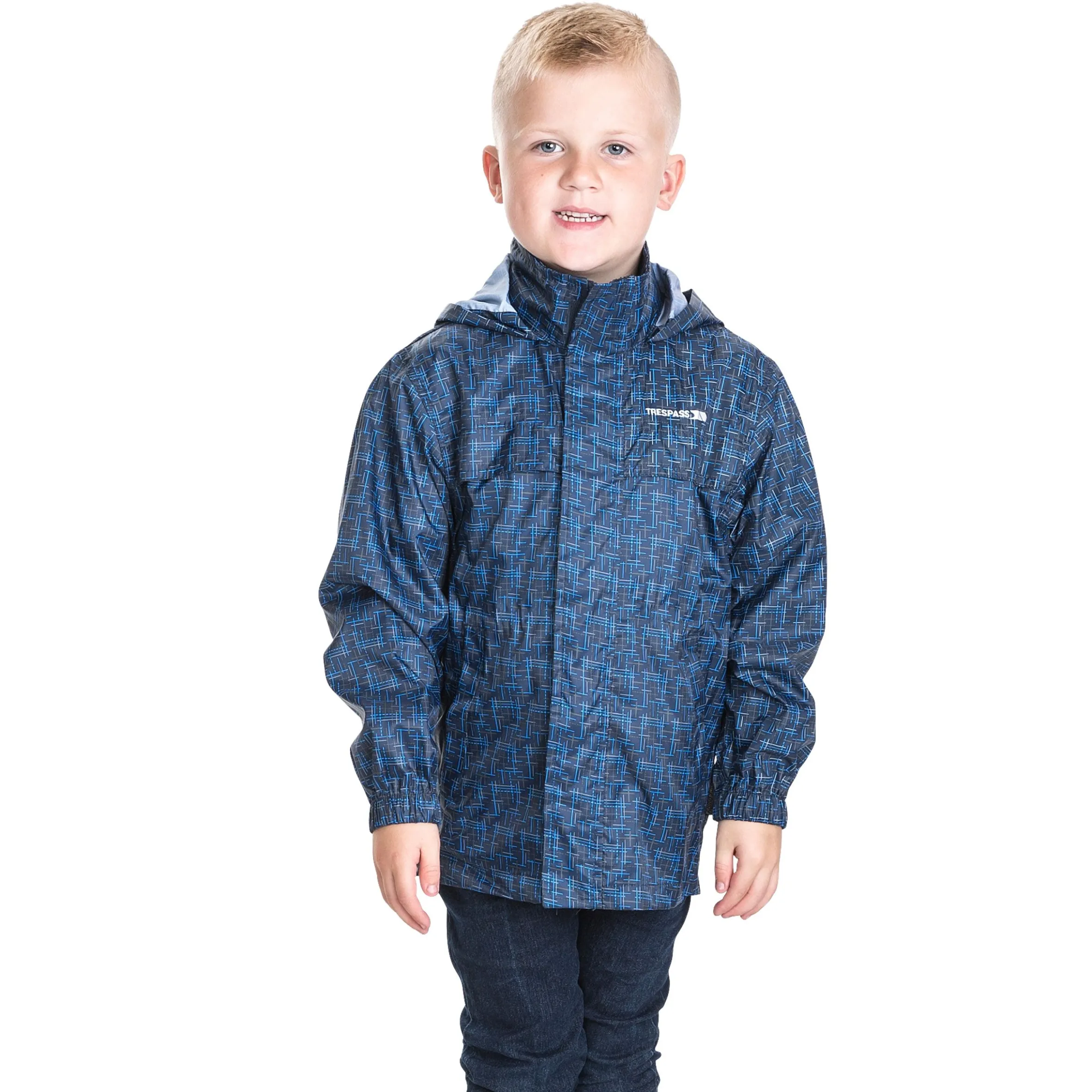 Trespass Kids' Waterproof Packaway Jacket Totam