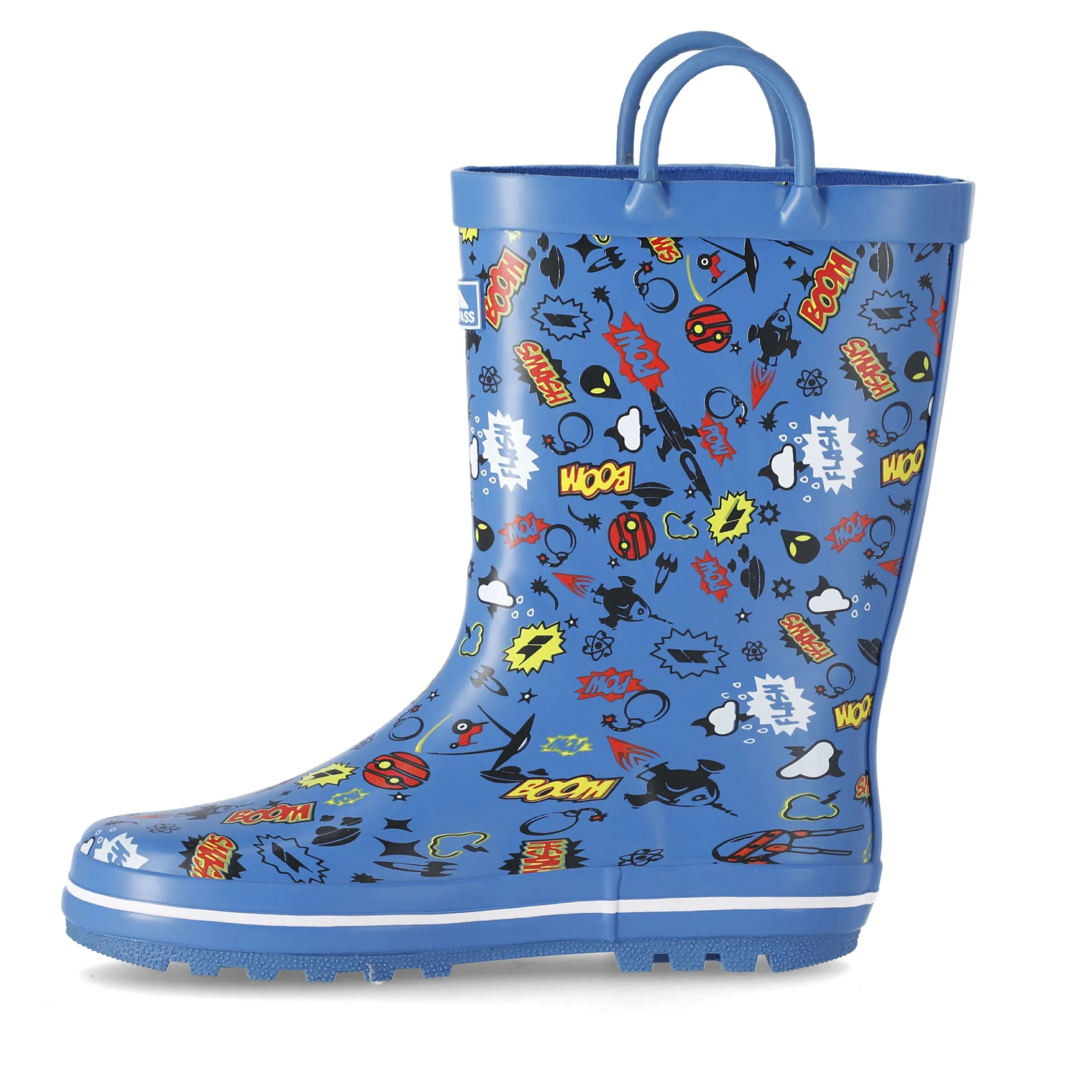 Trespass Kids Wellies Pull-handles Printed Apolloton