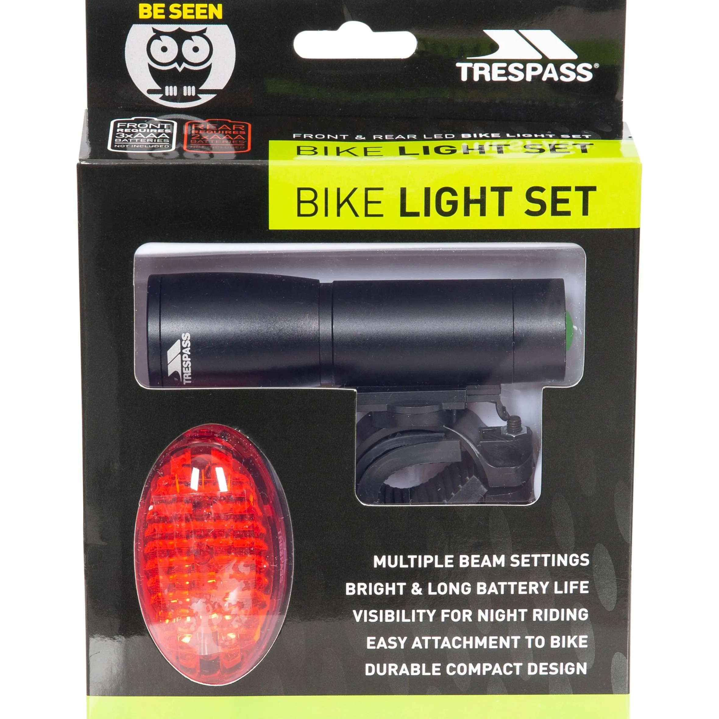 Trespass LED Bike Light Set