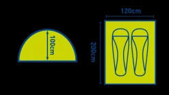 Trespass Lightweight 2 Man Tent Beatnik