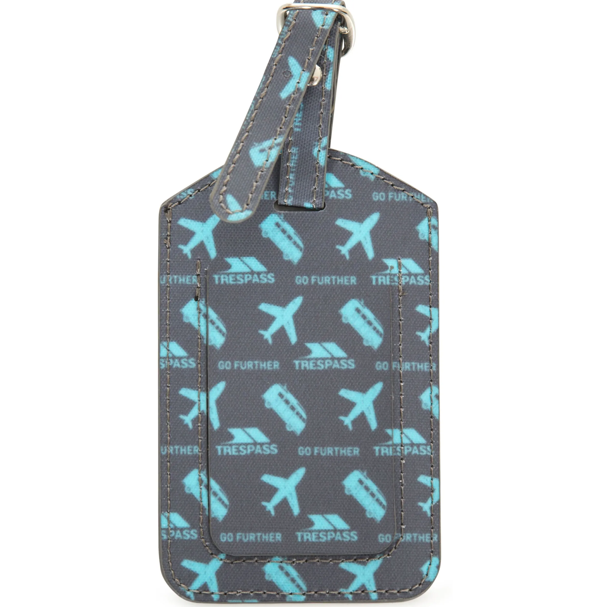 Trespass Luggage Tag with Security Flap