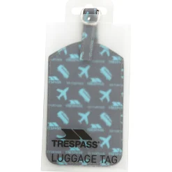 Trespass Luggage Tag with Security Flap