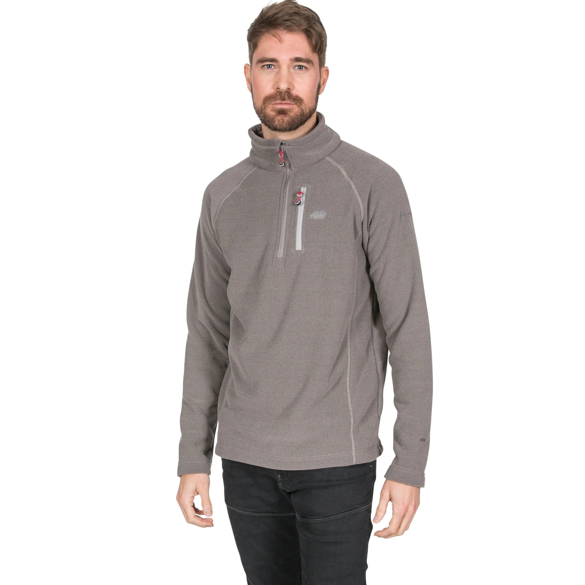 Trespass Mens 1/2 Zip Fleece Structual