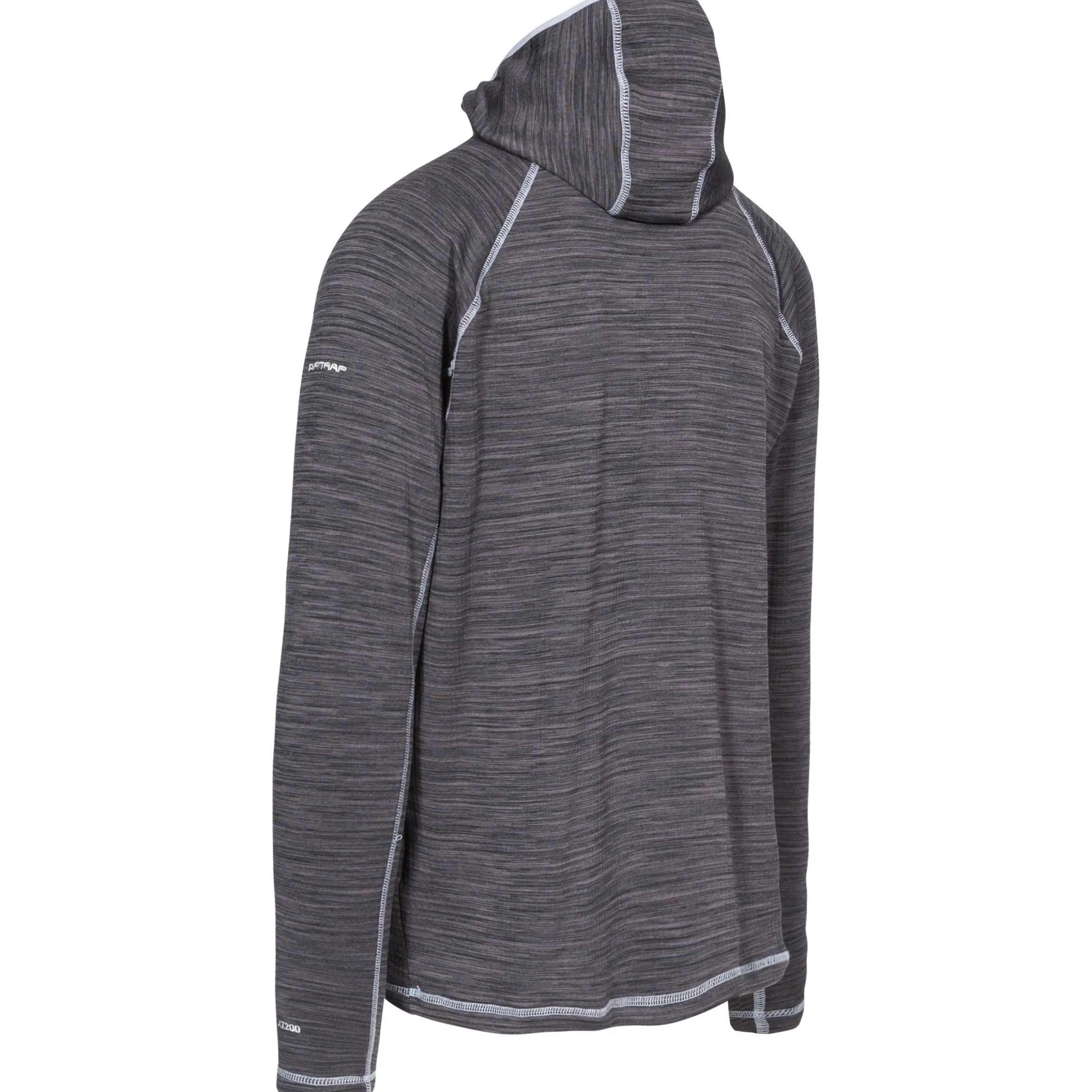 Trespass Men's 1/2 Zip Hooded Fleece Shale