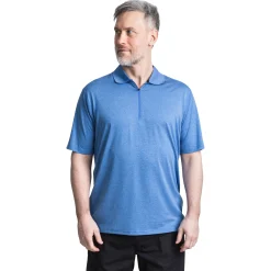 Trespass Men's 1/2 Zip Polo Shirt Maraba