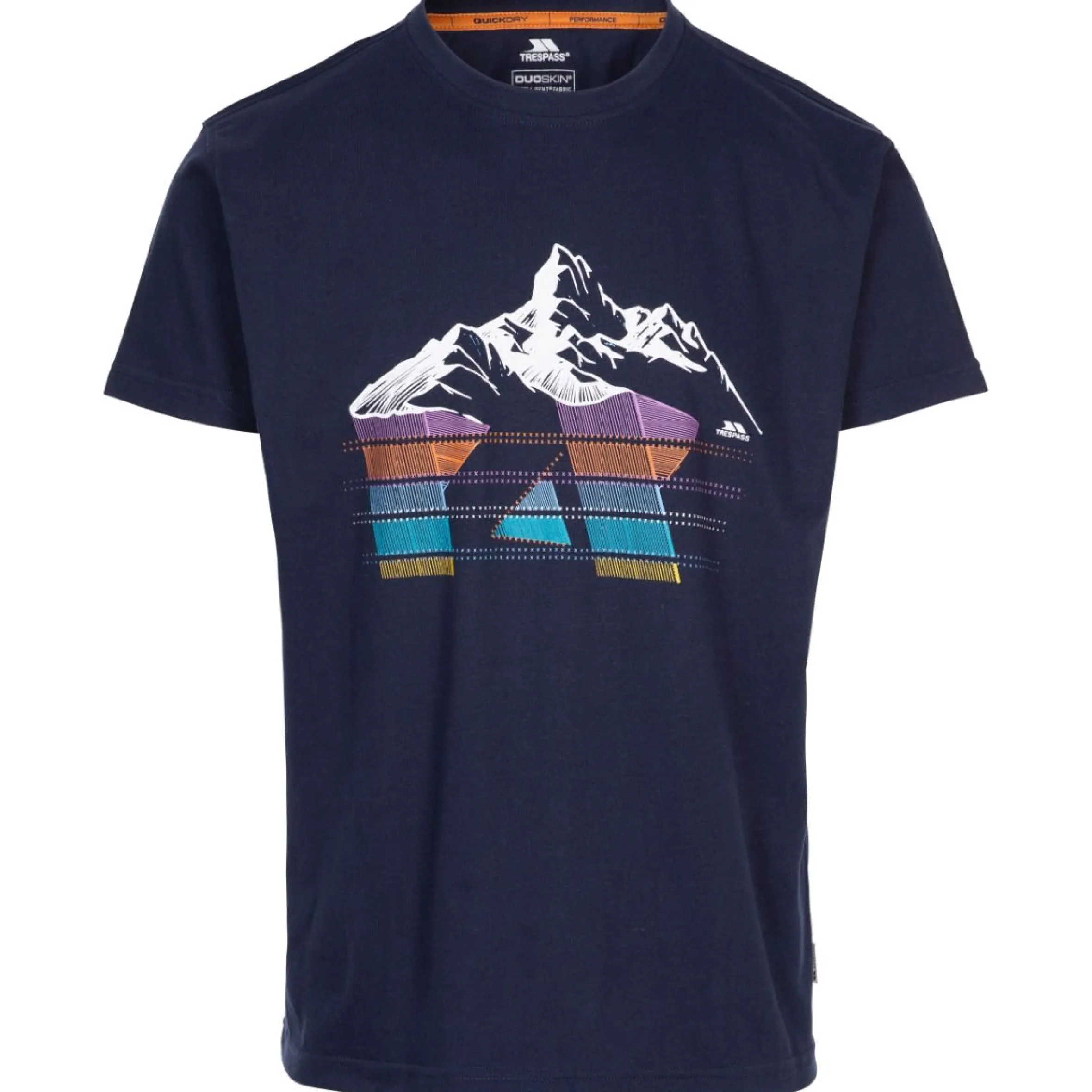Trespass Men's Casual Short Sleeve Graphic Mountain T-shirt Daytona