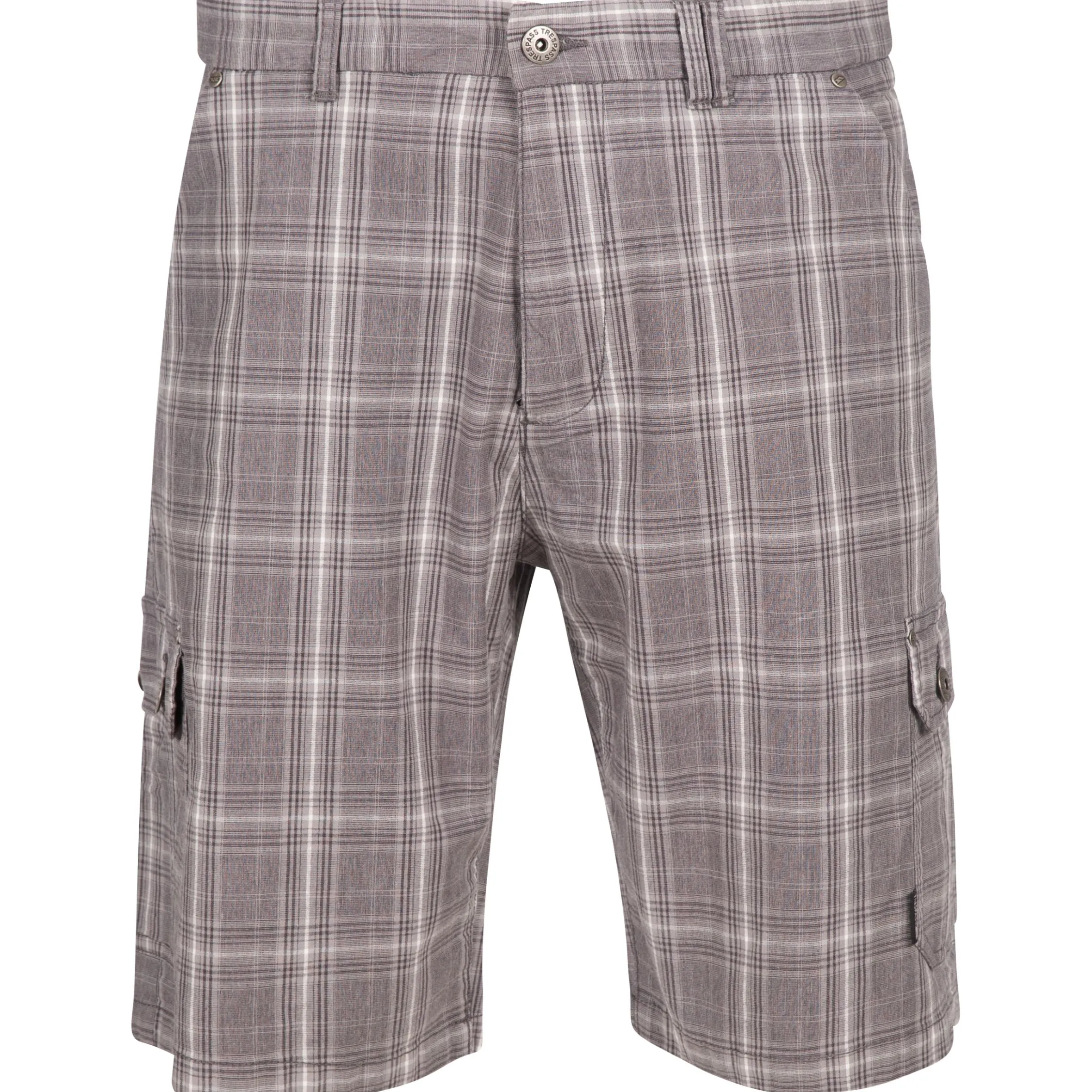 Trespass Men’s Checked Cargo Shorts Earwig