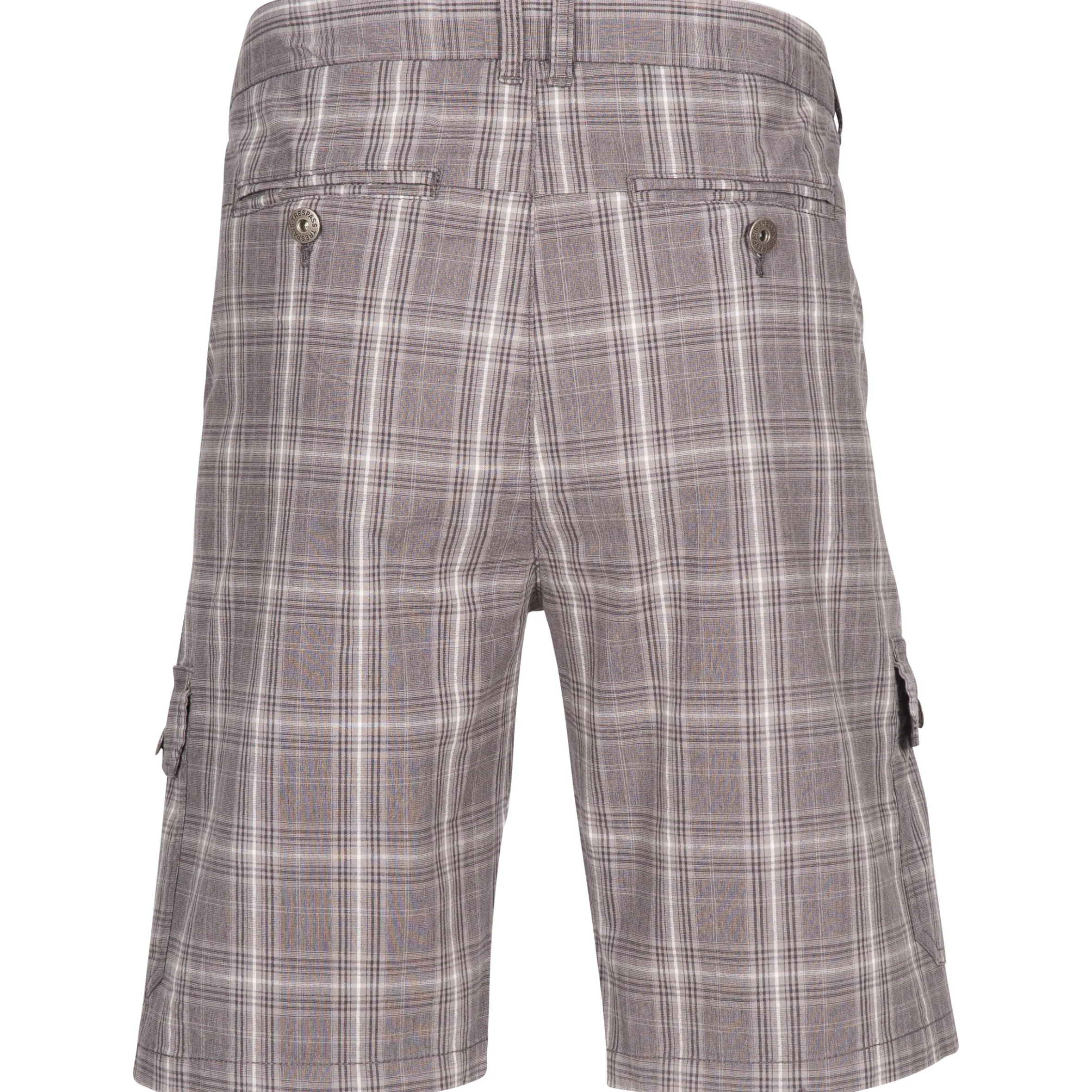 Trespass Men’s Checked Cargo Shorts Earwig