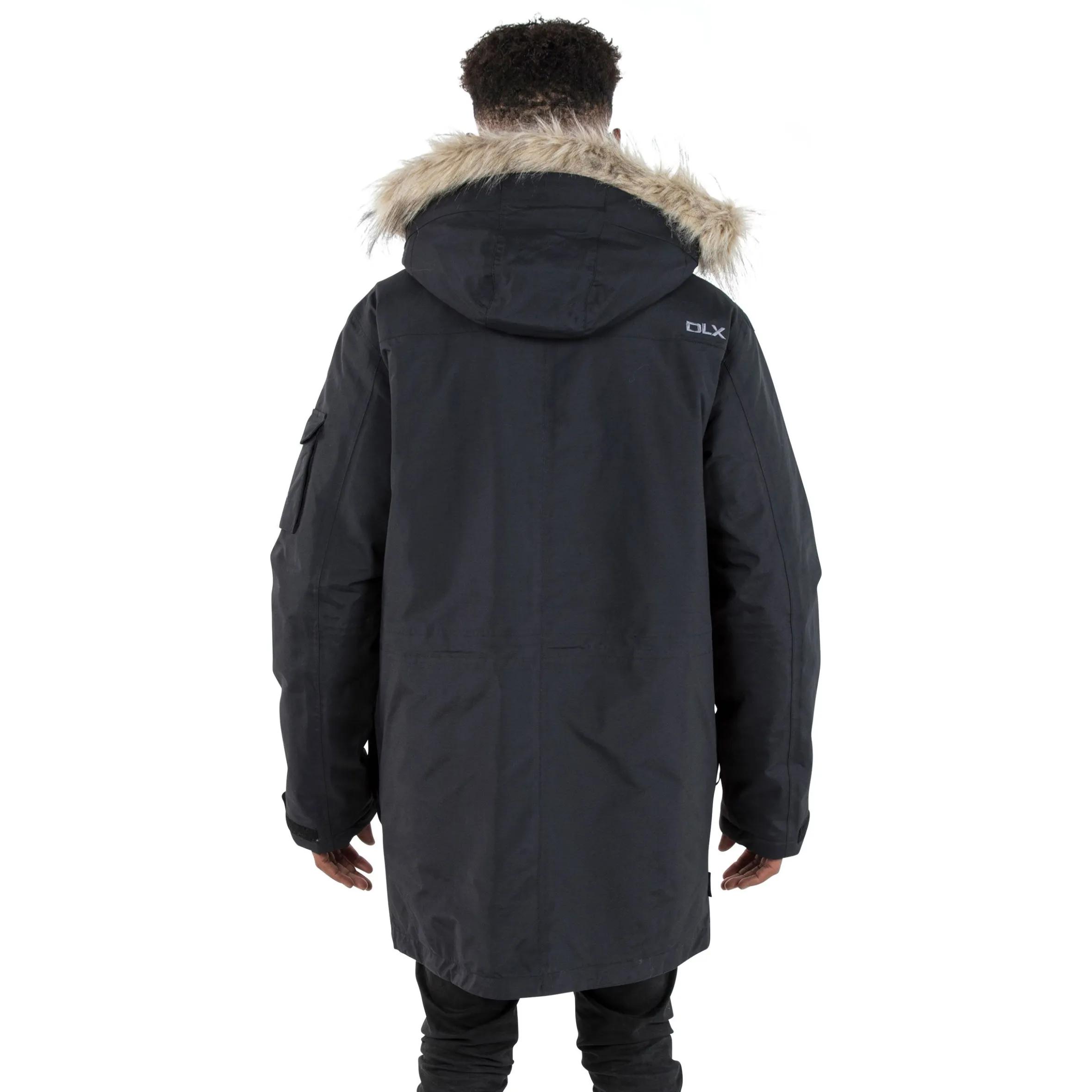 Trespass Men's DLX Waterproof Parka Jacket Pixilation