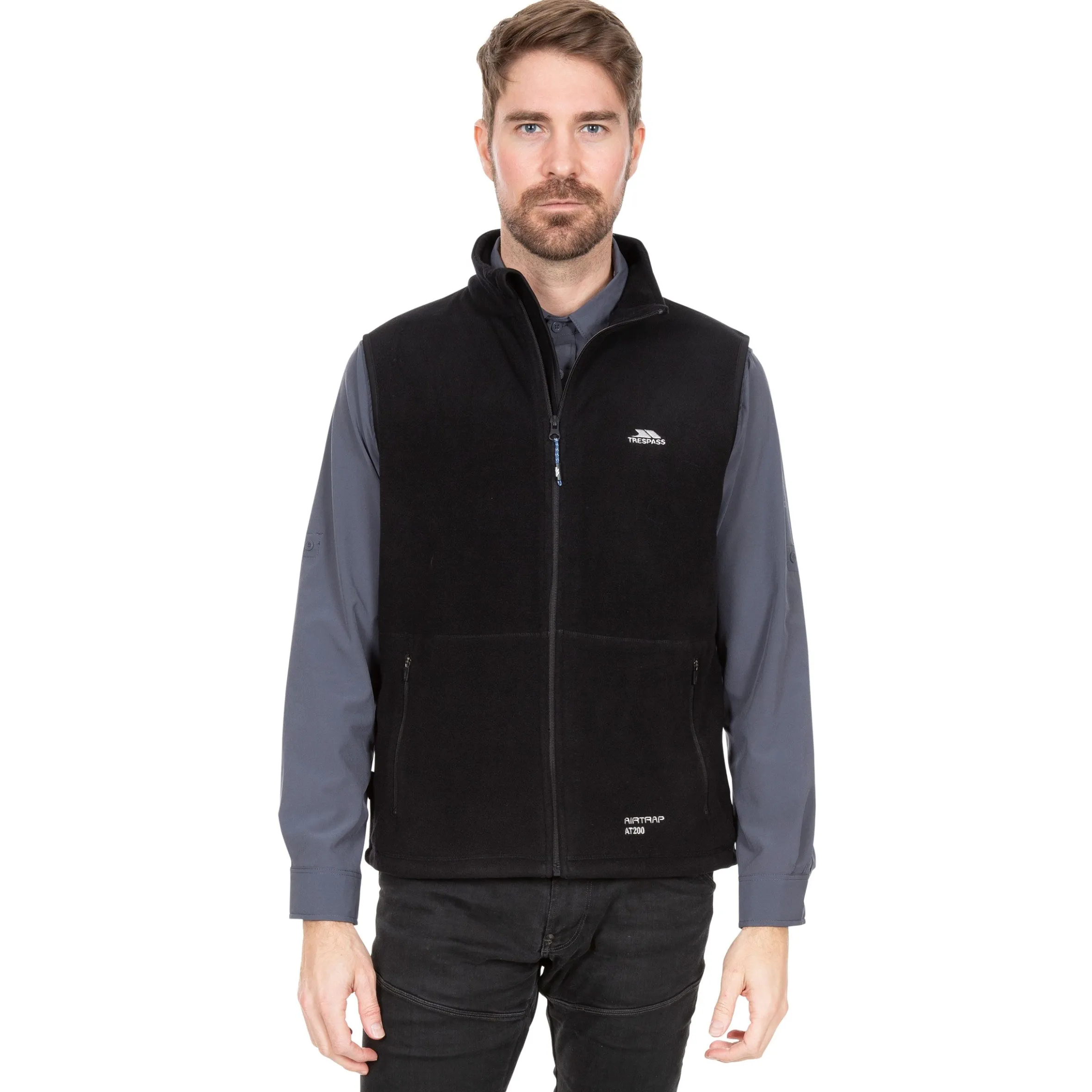 Trespass Mens Fleece Gilet Jacket Othos II