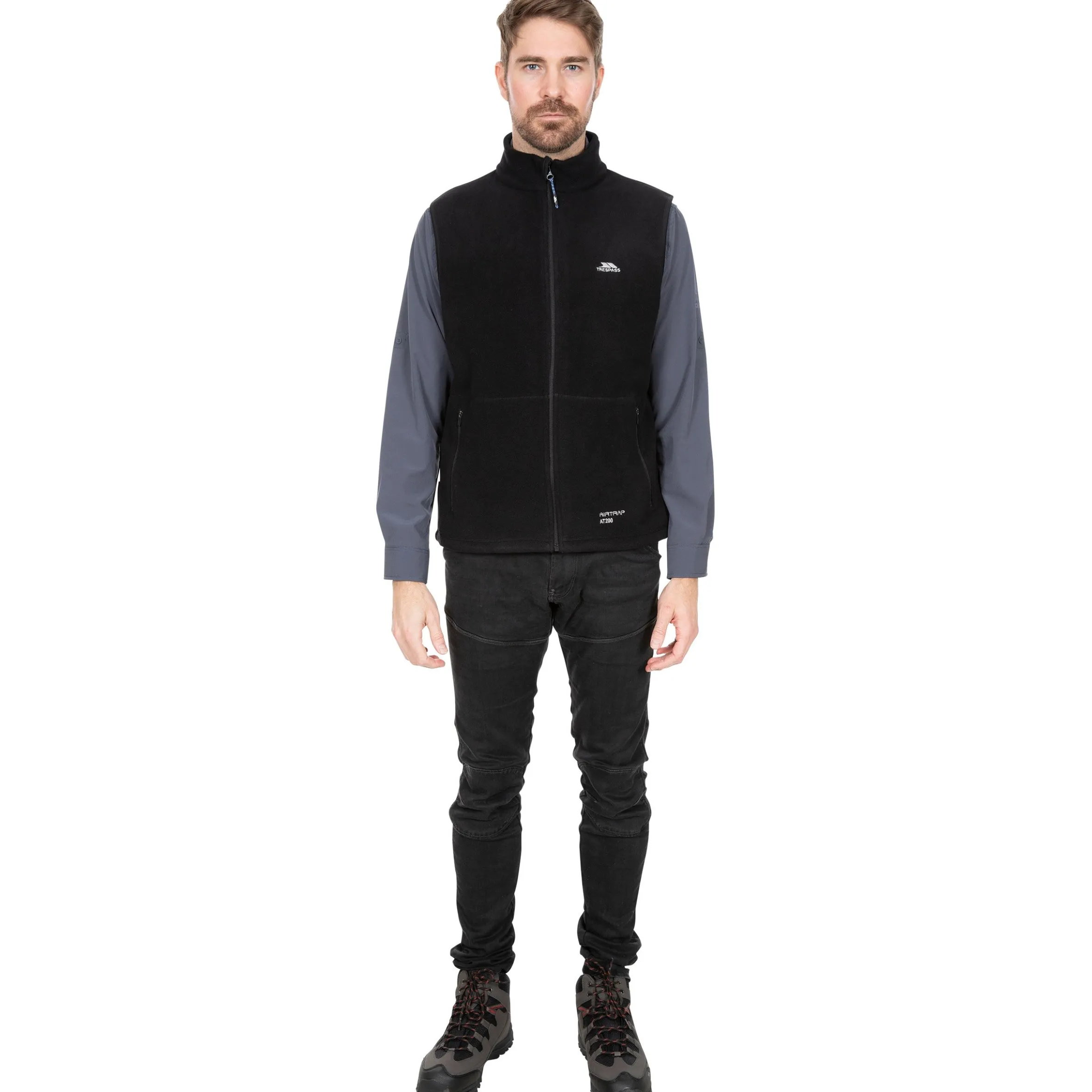 Trespass Mens Fleece Gilet Jacket Othos II