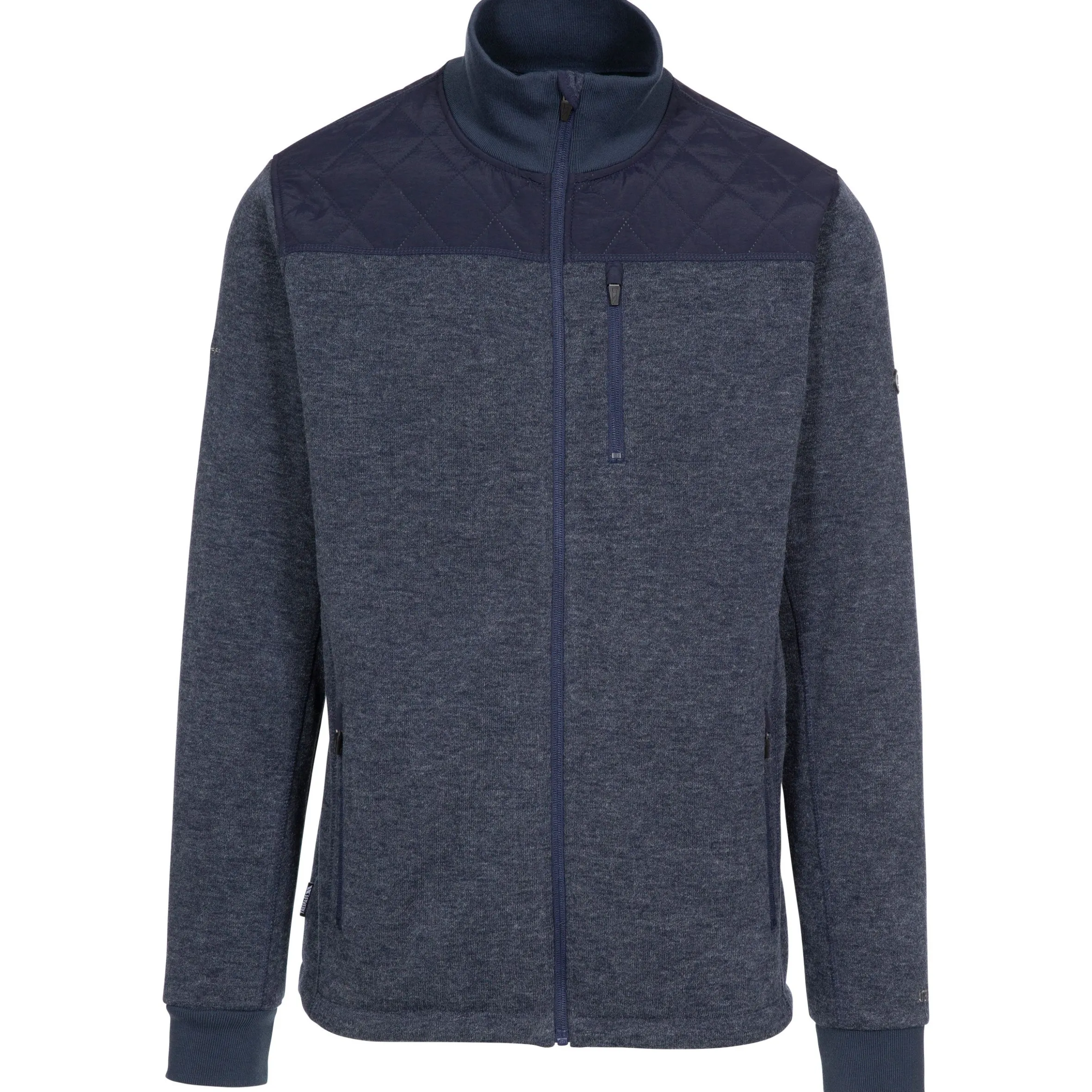 Trespass Mens Fleece Jacket Full Zip Chest Pocket Farlowton