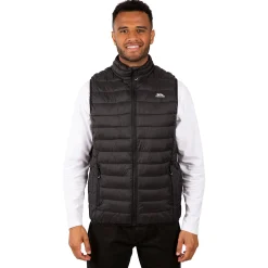Trespass Mens Gilet Padded Packaway 2 Zip Pockets Gallenton