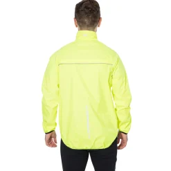 Trespass Men's Hi-Vis Waterproof Packaway Jacket Retract