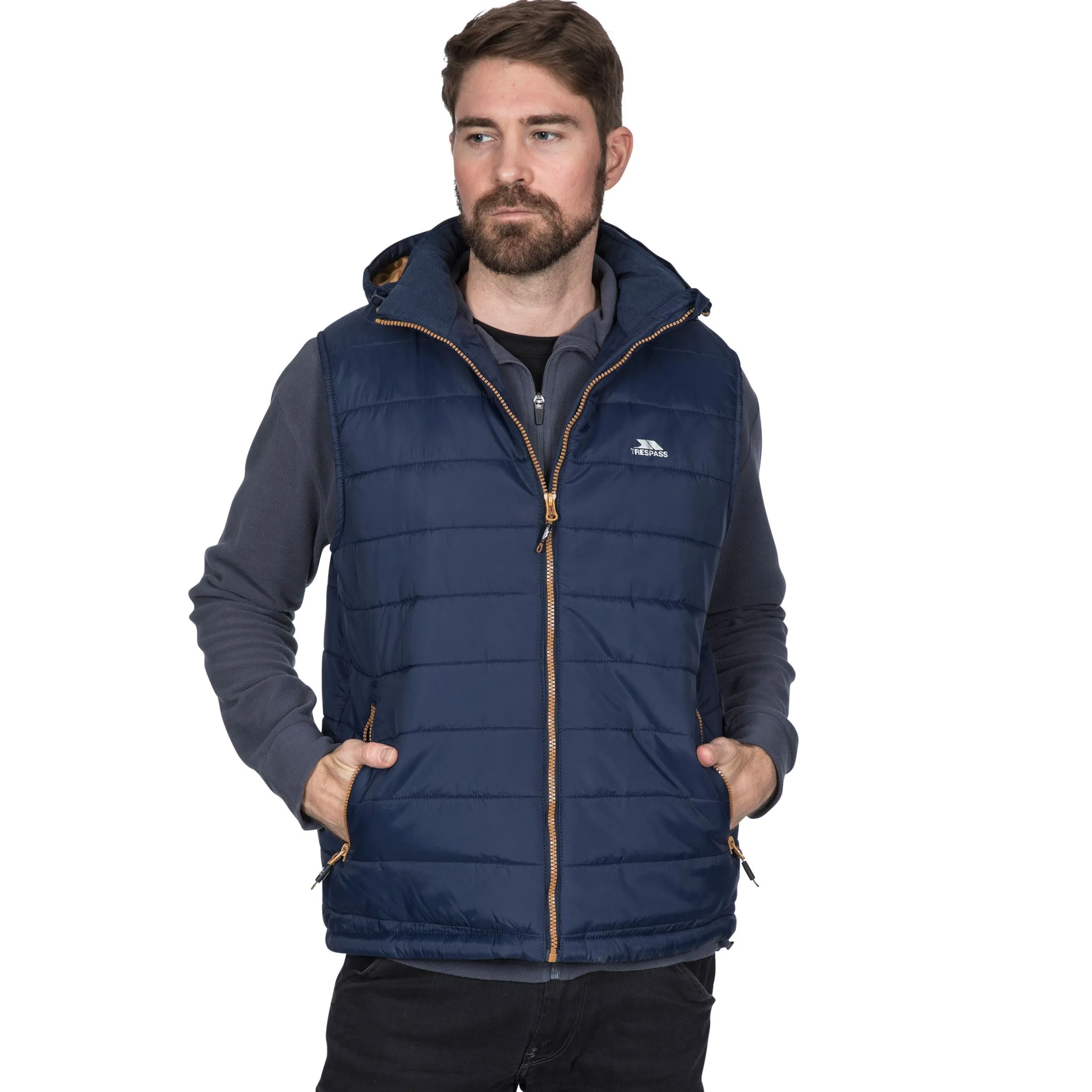 Trespass Men's Hooded Gilet Franklyn