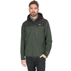 Trespass Mens Hooded Softshell Jacket Hebron II