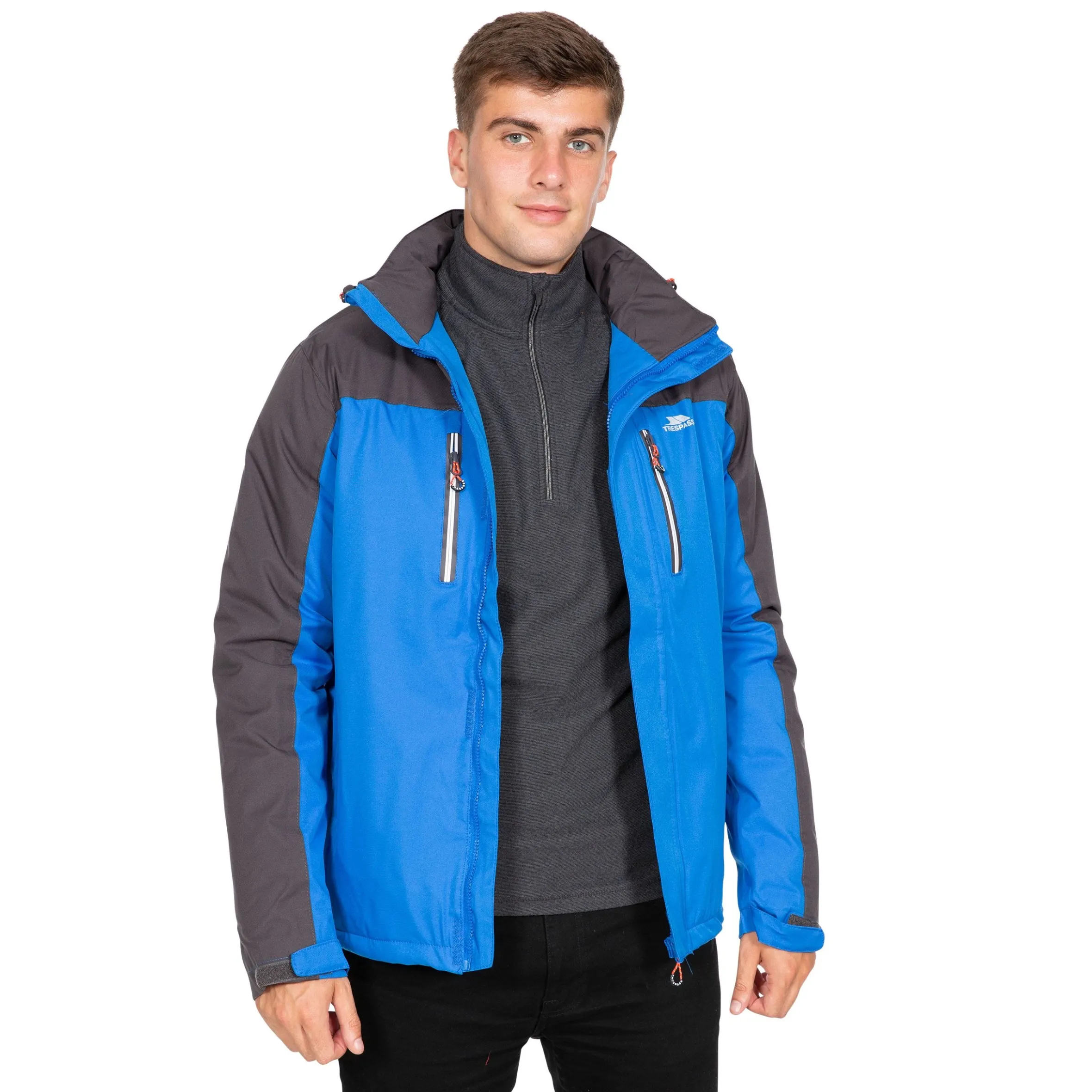 Trespass Men's Hooded Waterproof Jacket Tolsford