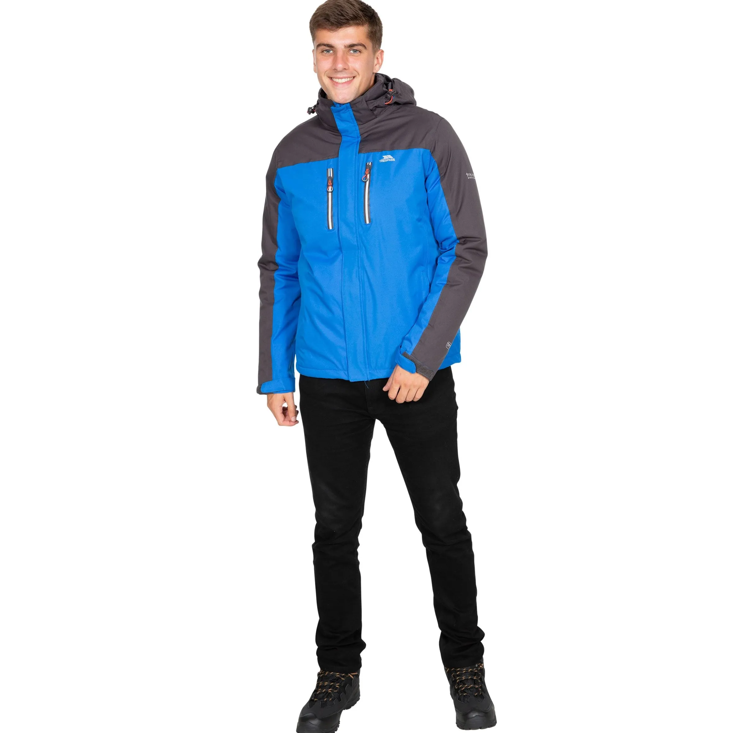 Trespass Men's Hooded Waterproof Jacket Tolsford