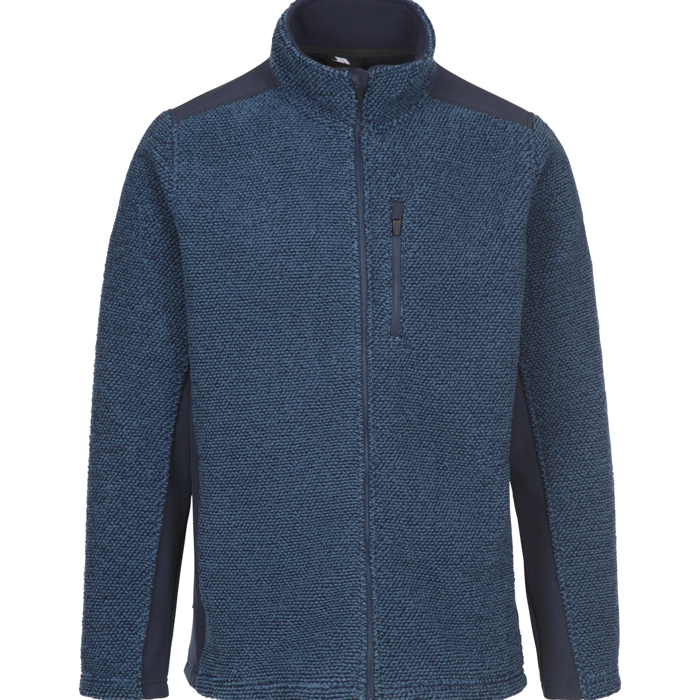 Trespass Men's Knitted Striped Fleece Jacket Faratino